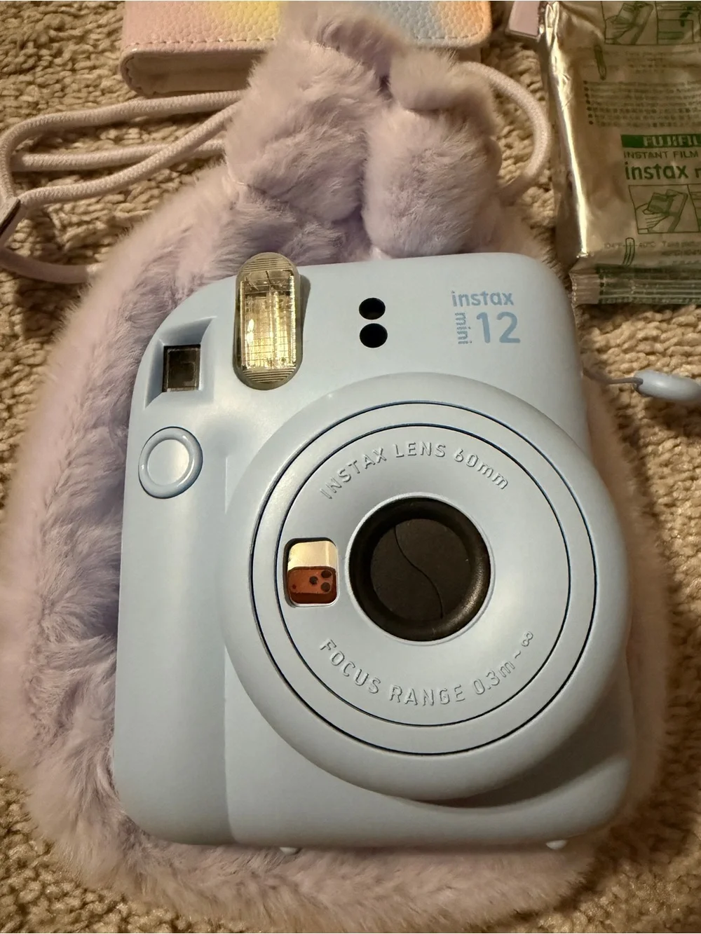 Fujifilm instax mini 12 Instant Camera - Light Blue with Pastel Accessories